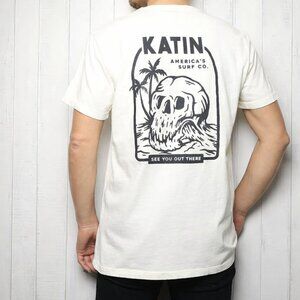 Katin Surf – Graphic T-Shirt Skull Wave Print – Men’s M